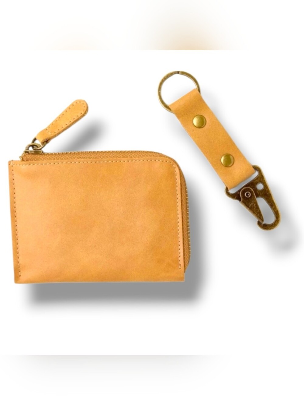 NWOT Hearth & Hand with Magnolia Leather Coin Purse & Keychain Set